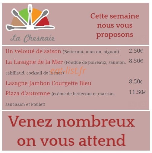 La Chesnaie — carte page 2