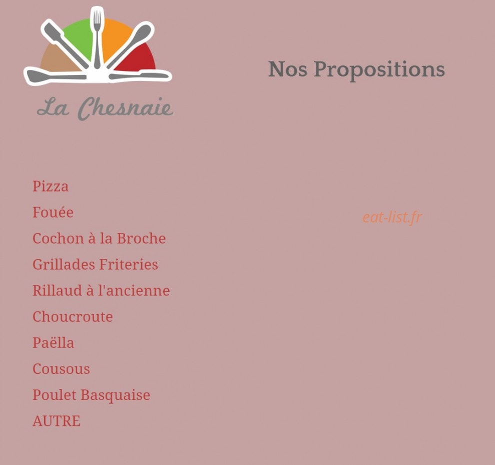 La Chesnaie — carte page 1