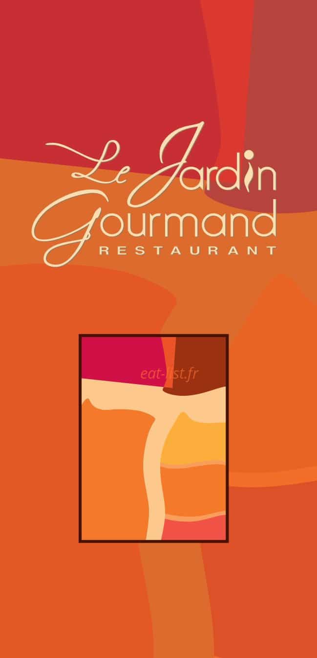 Le Jardin Gourmand — carte page 1