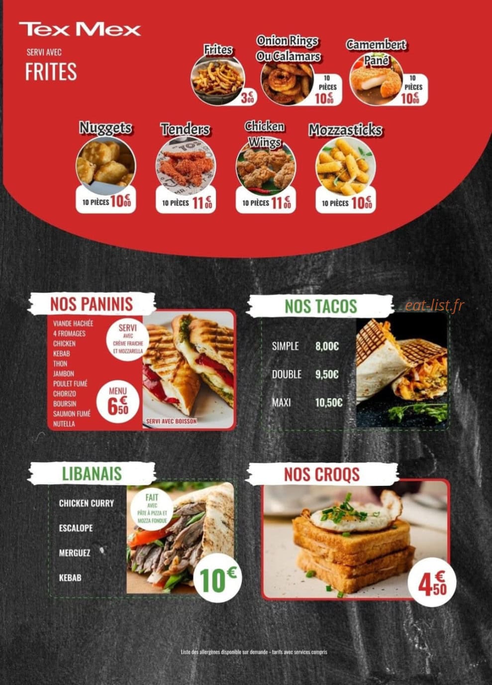 Di Napoli Pizza — carte page 2