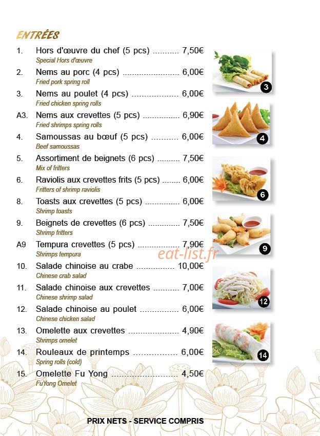 Lotus d'Or — carte page 1