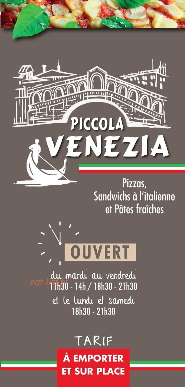 Piccola Venezia — carte page 1