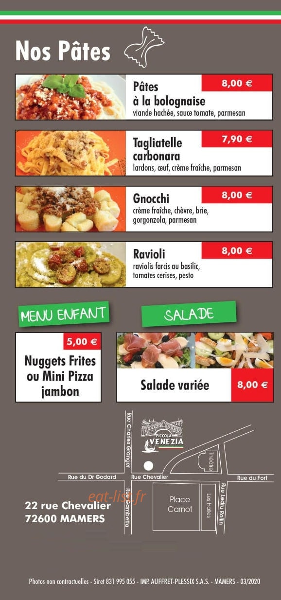 Piccola Venezia — carte page 6