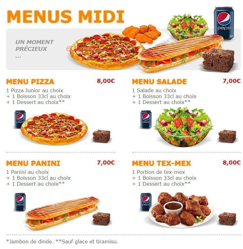 Pizza Crousty — carte page 12