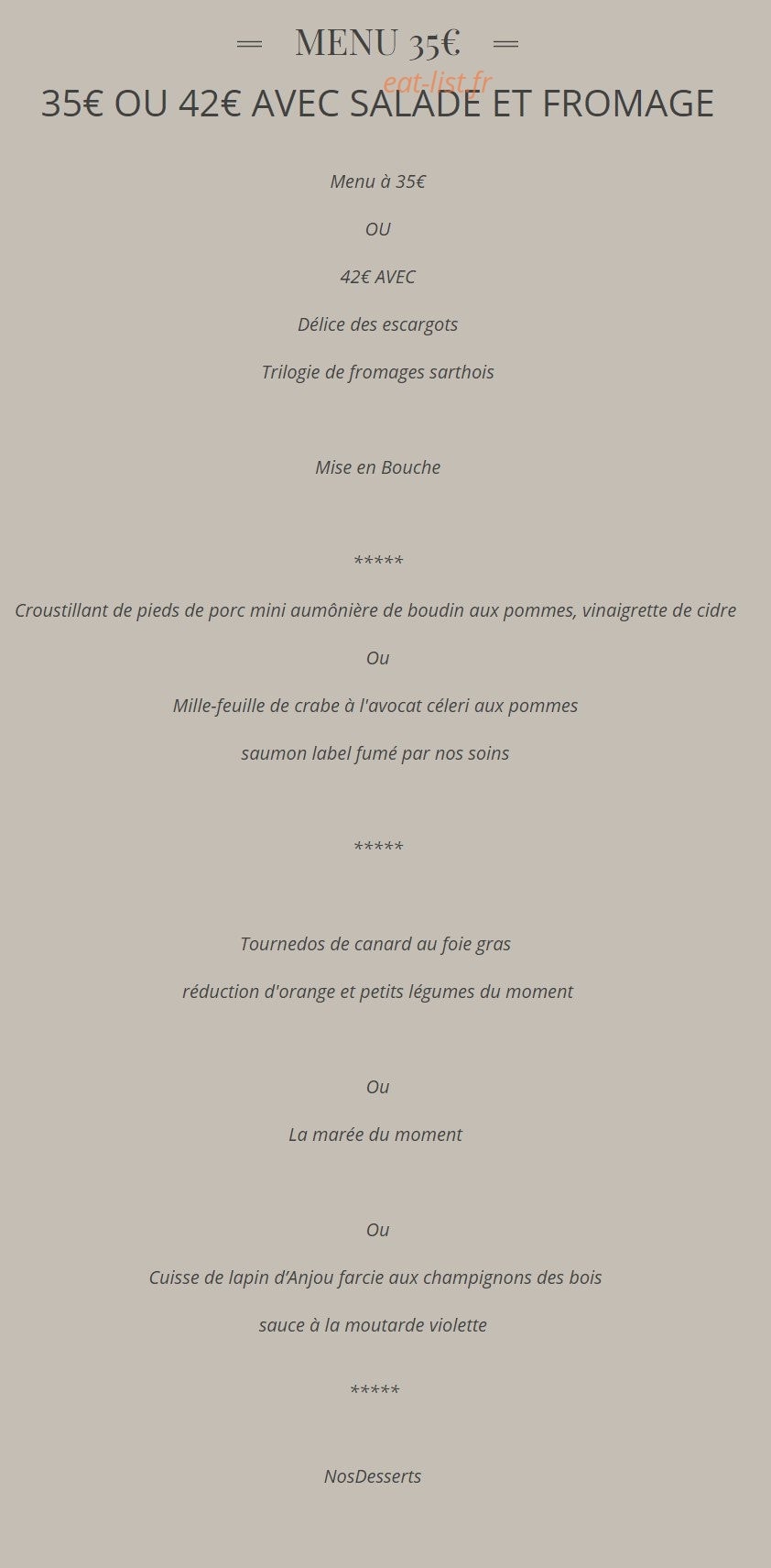 Les Etangs De Guibert — carte page 2