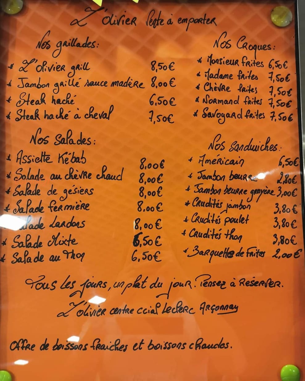 L'Olivier — carte page 1