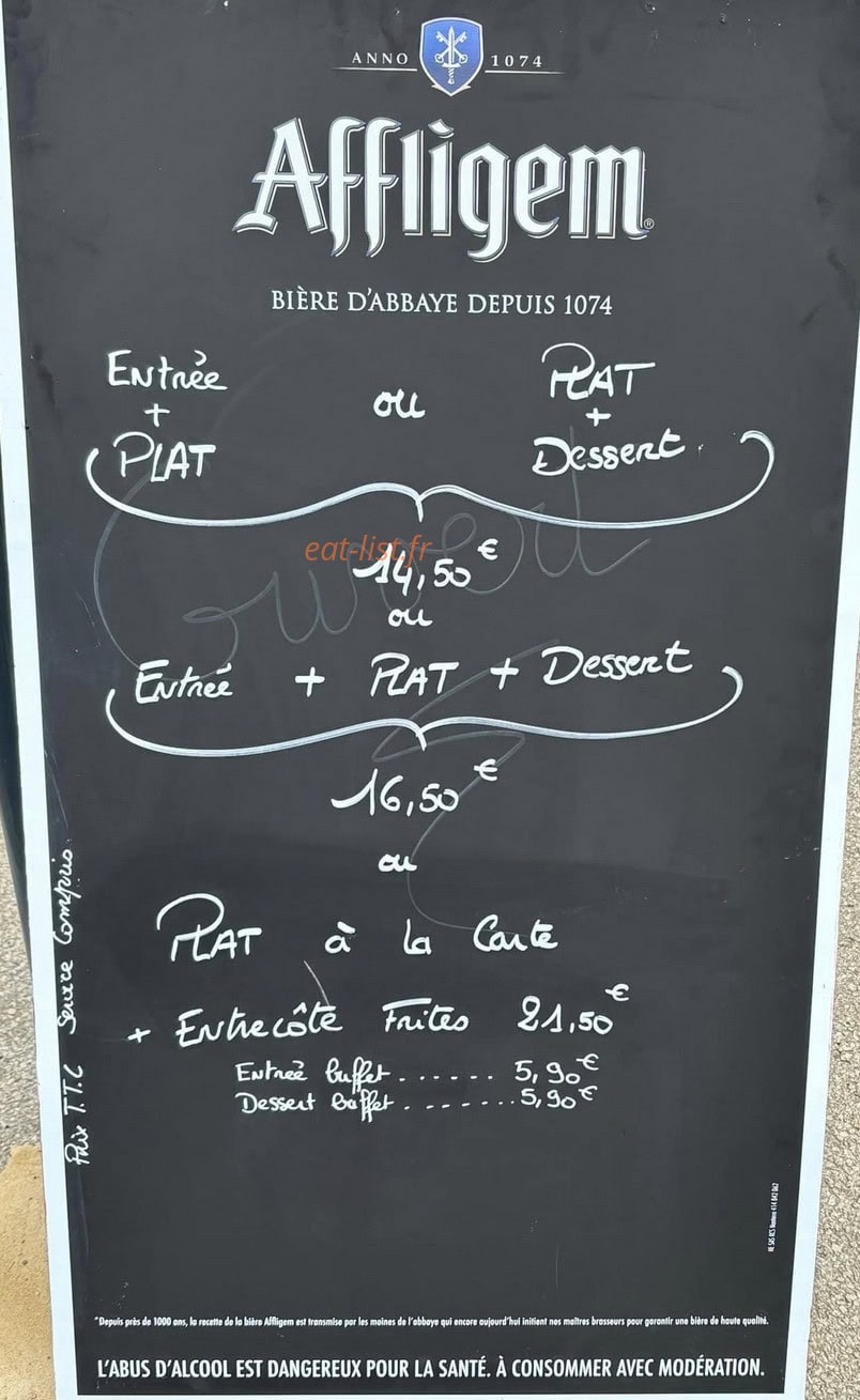 Le Grillardin — carte page 1