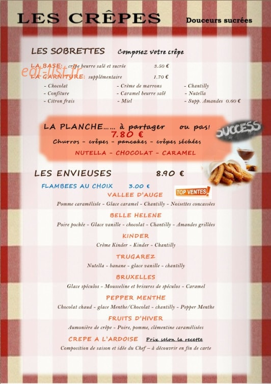 El Mistral — carte page 6