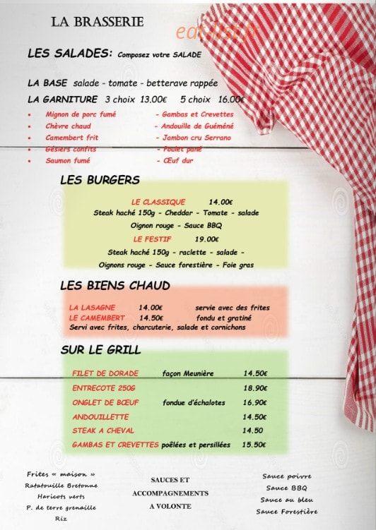 El Mistral — carte page 4