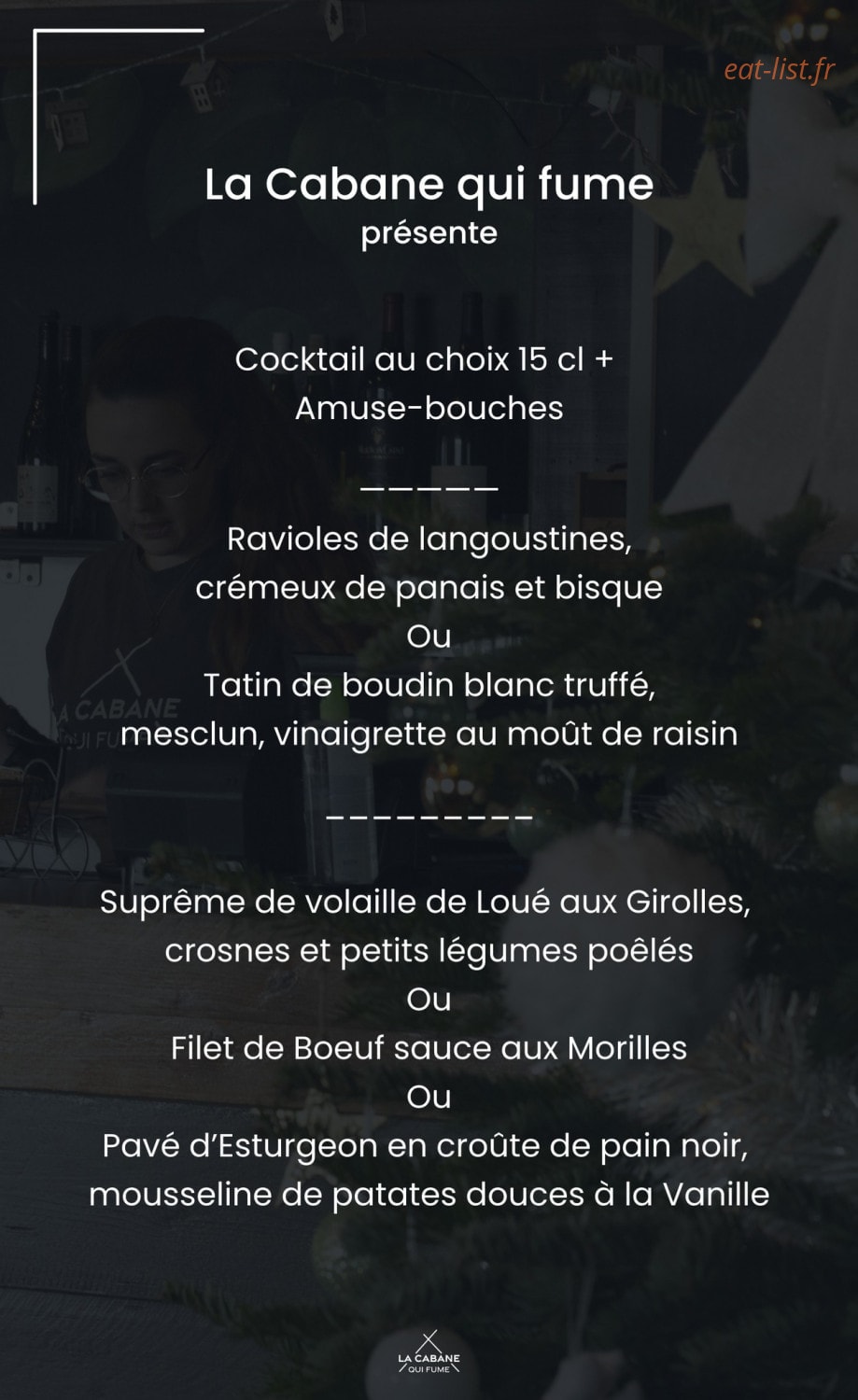La Cabane qui fume — carte page 1