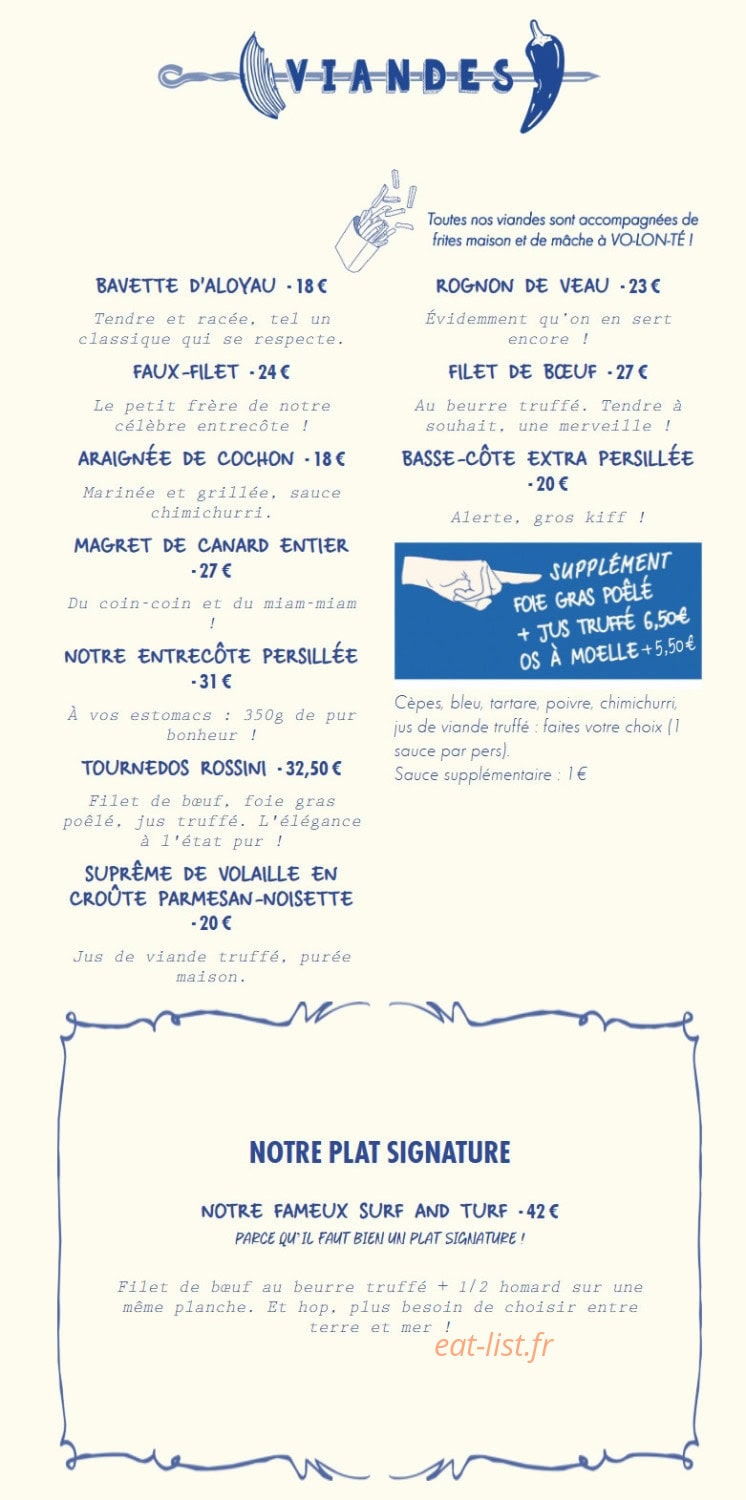 La Côte & l'Arête — carte page 5