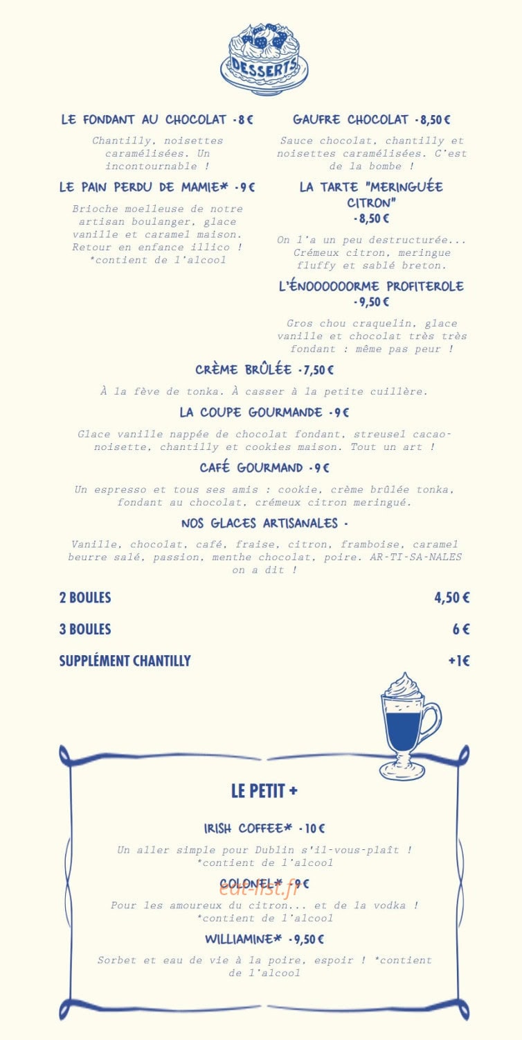 La Côte & l'Arête — carte page 8