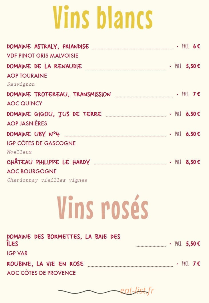 La Côte & l'Arête — carte page 15