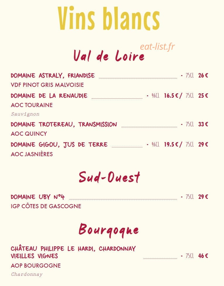 La Côte & l'Arête — carte page 18