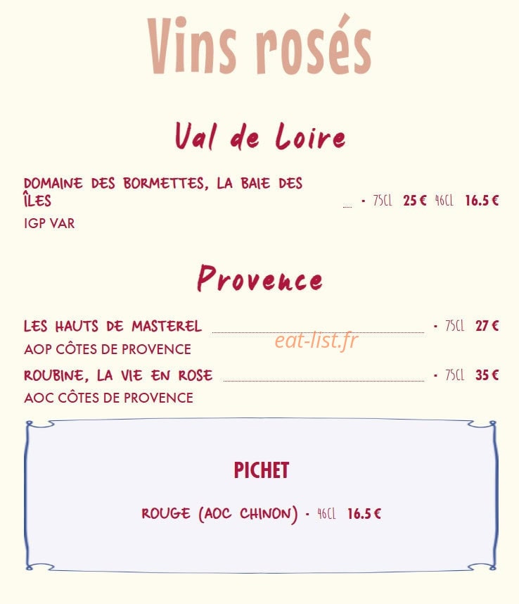 La Côte & l'Arête — carte page 19