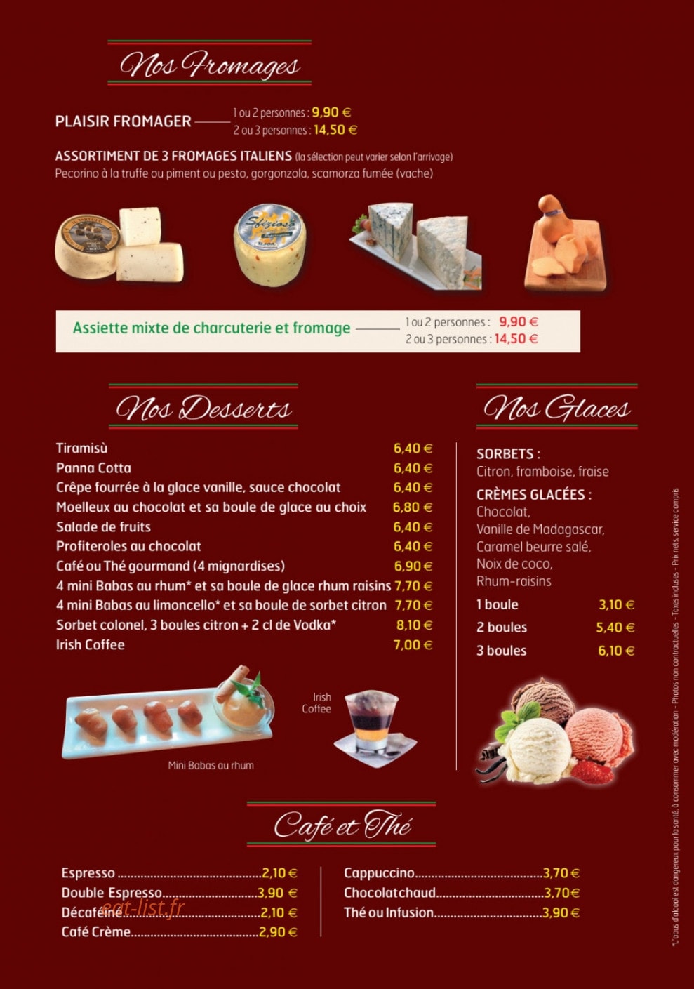 La Pausa — carte page 4