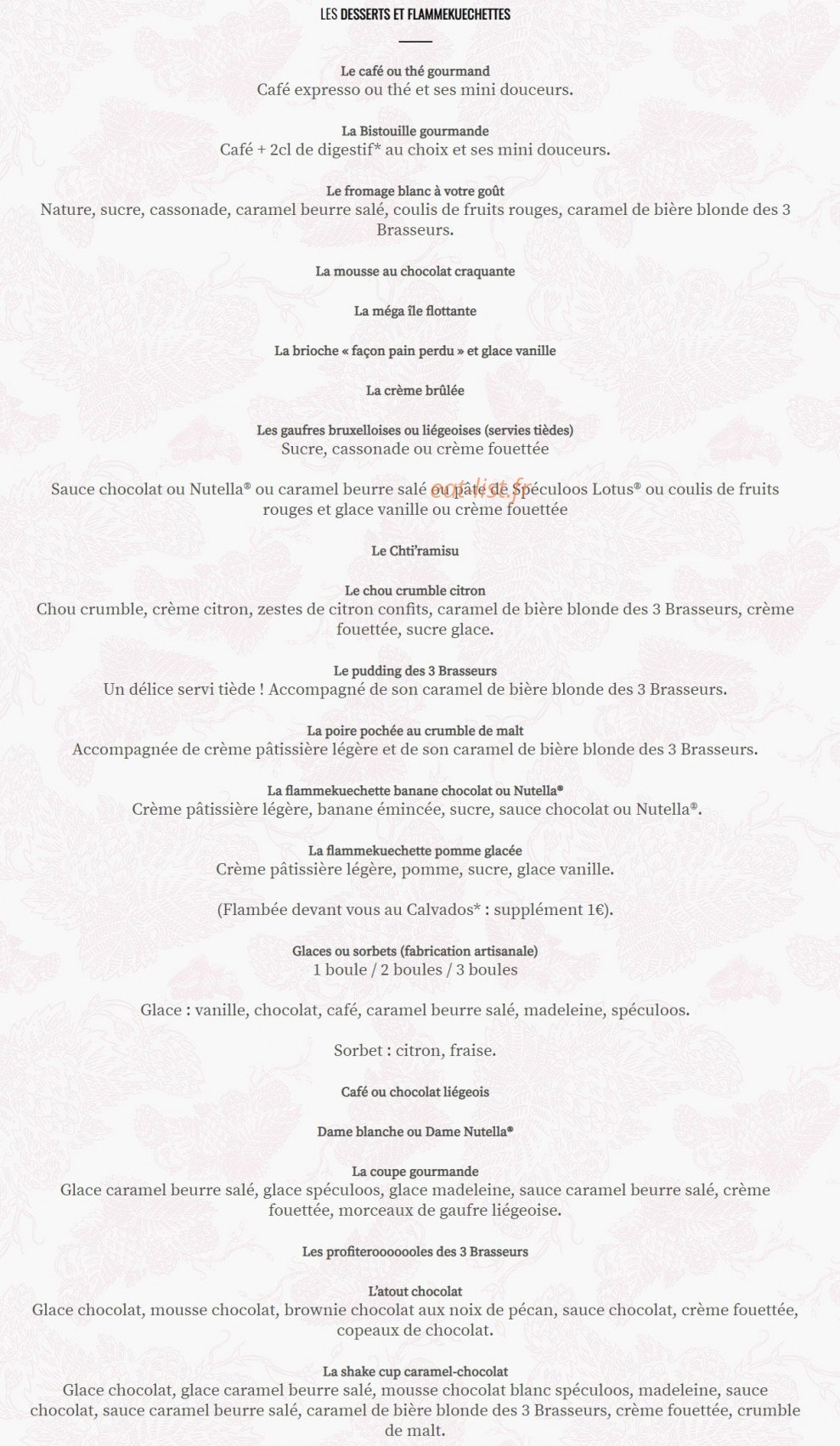 Les 3 brasseurs — carte page 9