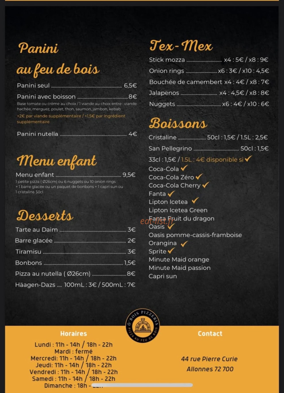 Ô'Bois — carte page 2