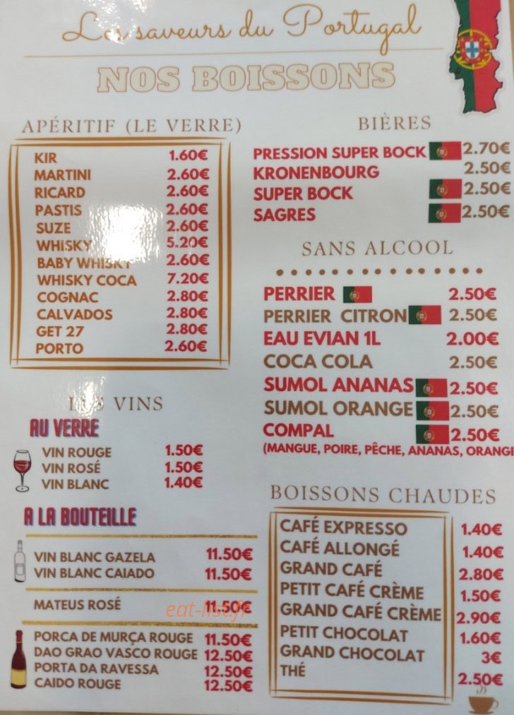 Les saveurs du Portugal — carte page 3