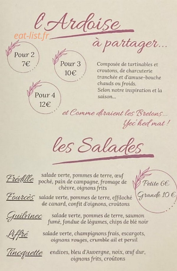 Au Bois Sacré — carte page 2