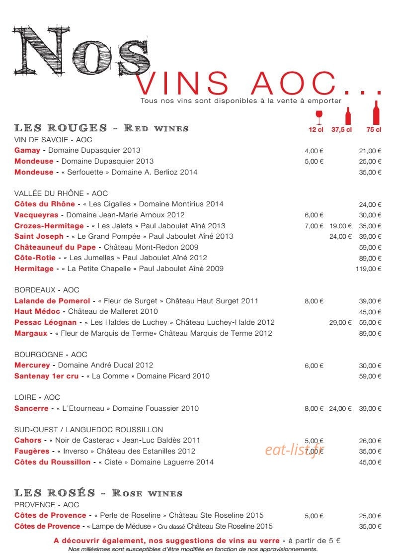 La Maison Rouge — carte page 9