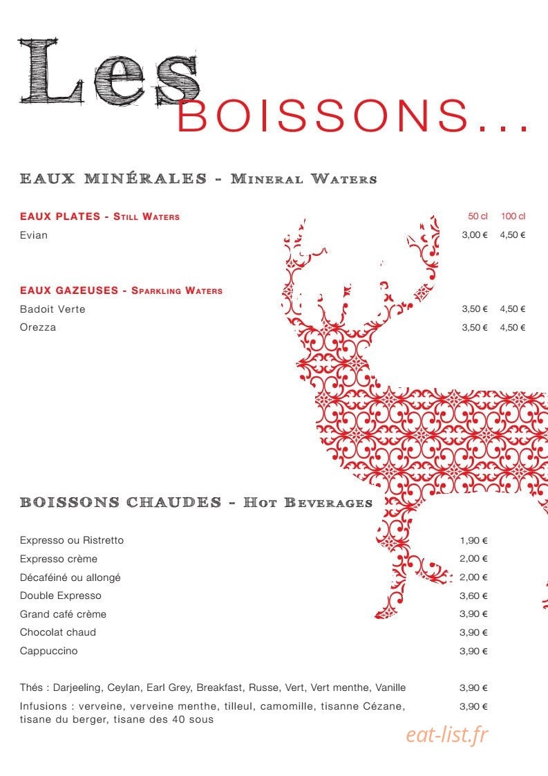 La Maison Rouge — carte page 8