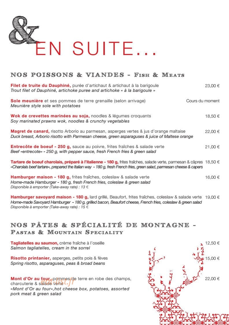 La Maison Rouge — carte page 3