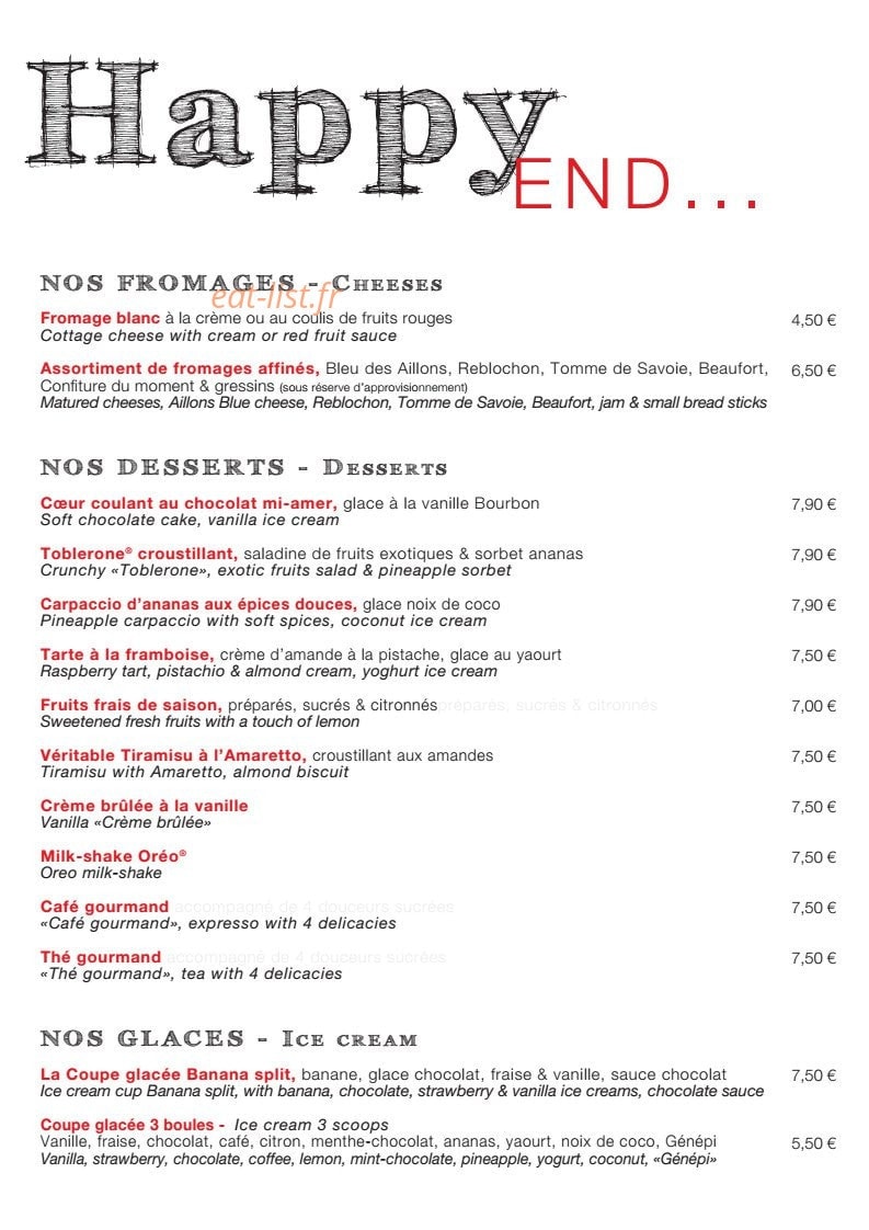 La Maison Rouge — carte page 4