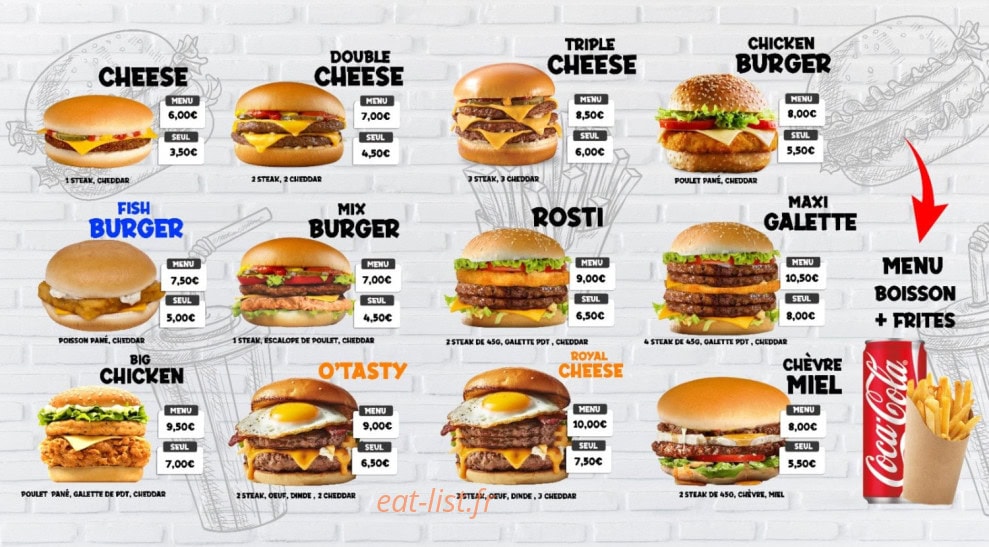 O´Tasty — carte page 4