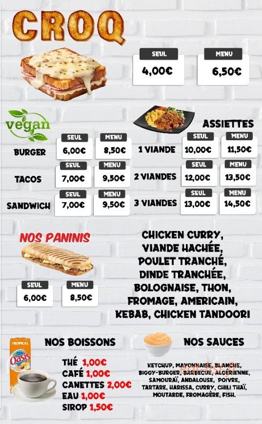 O´Tasty — carte page 7