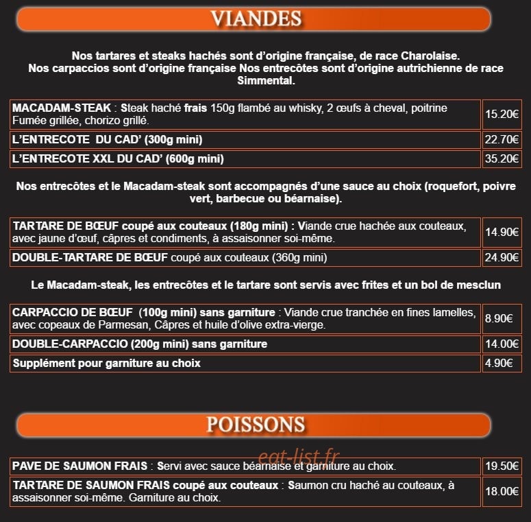 Cadilla'c Concept — carte page 5