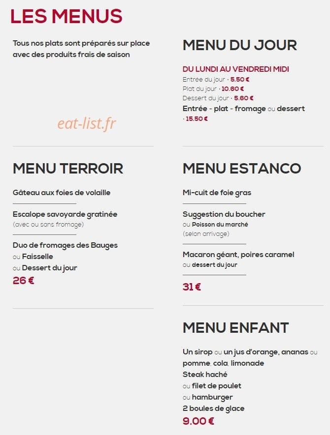 L' Estanco — carte page 4
