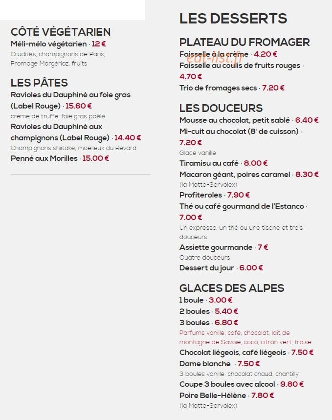 L' Estanco — carte page 2