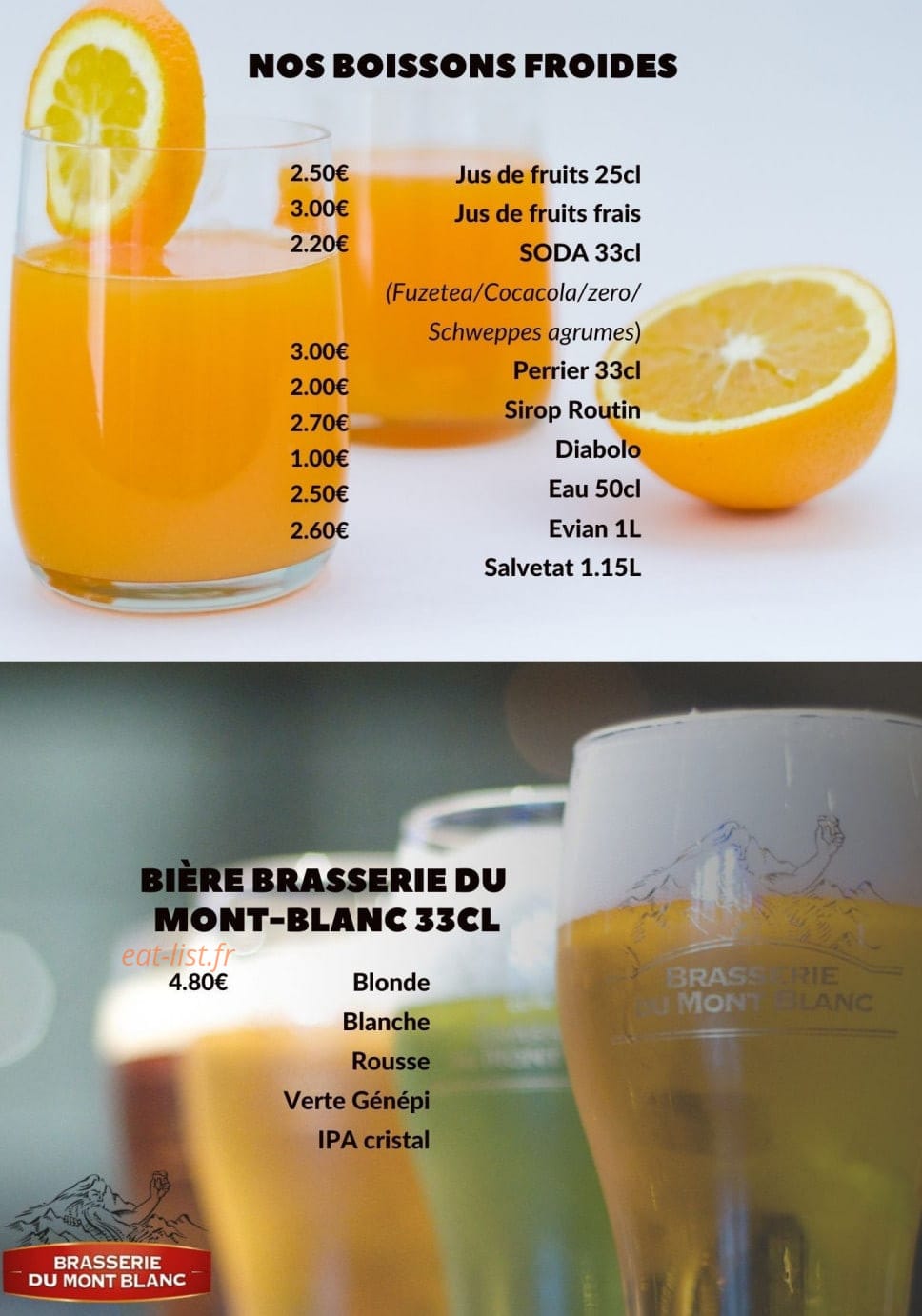 L'Instant Gourmand — carte page 3