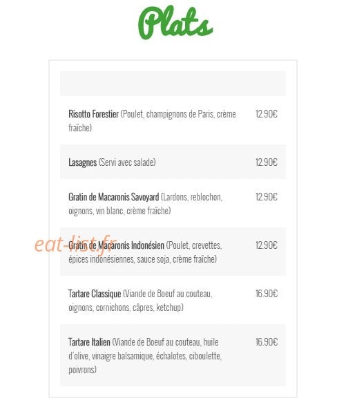 Al Dente — carte page 4