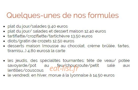 Café Chabert — carte page 1