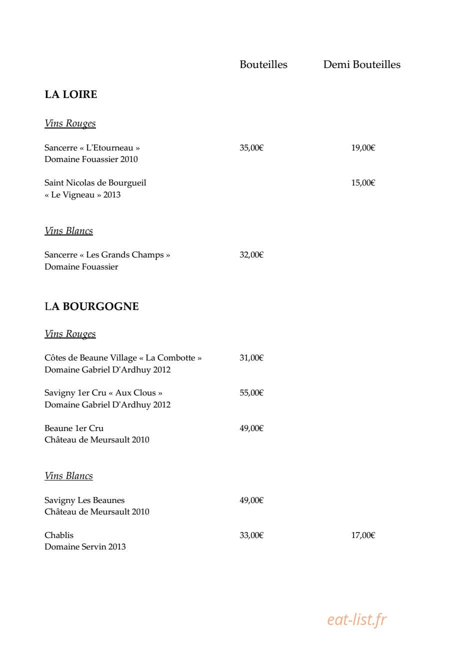 Carré des Sens — carte page 5