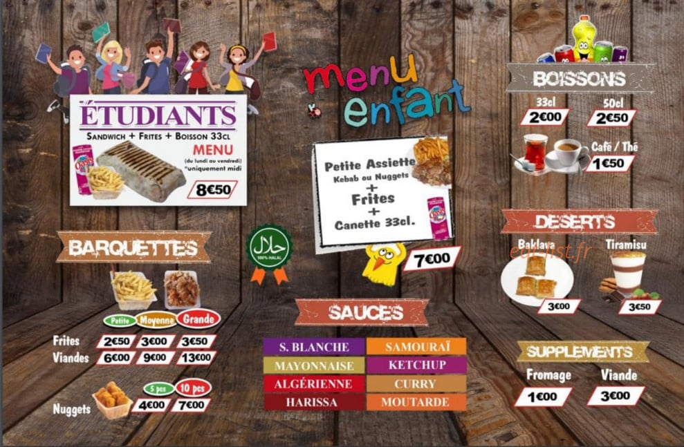 Chez bozan — carte page 4