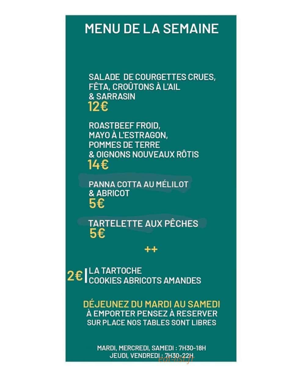 Chez les Poulettes — carte page 1