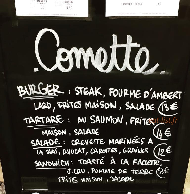 Comette — carte page 1