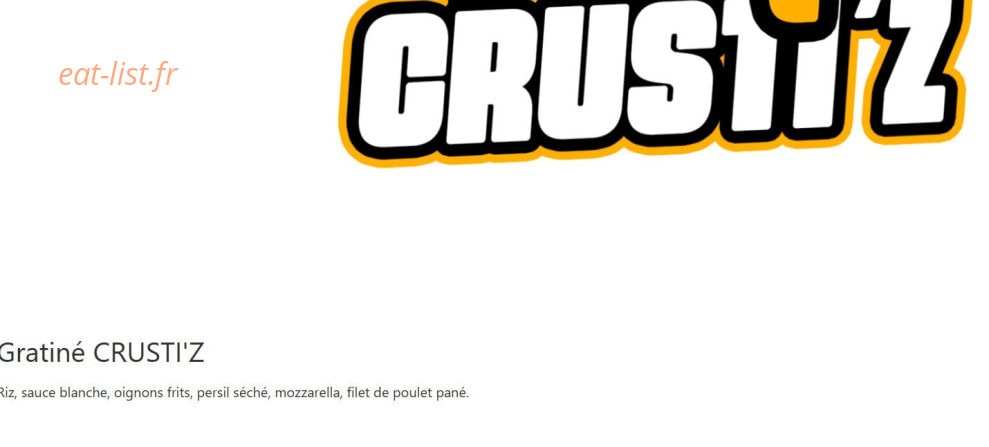 Crusti’Z — carte page 2