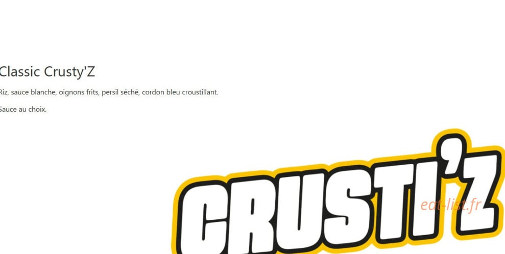 Crusti’Z — carte page 1