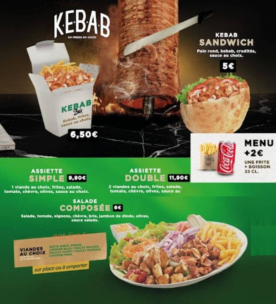 Family food — carte page 5