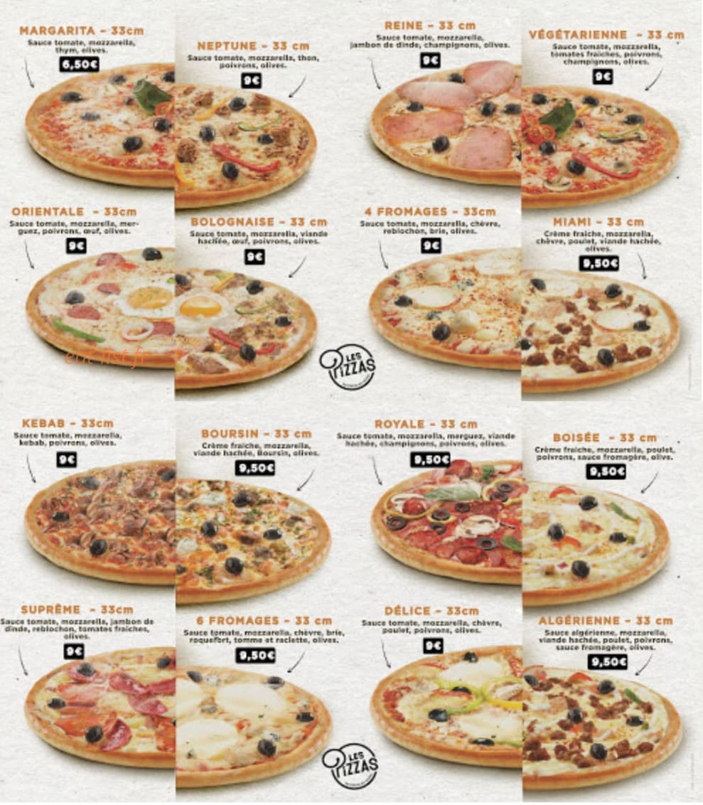 Family food — carte page 6
