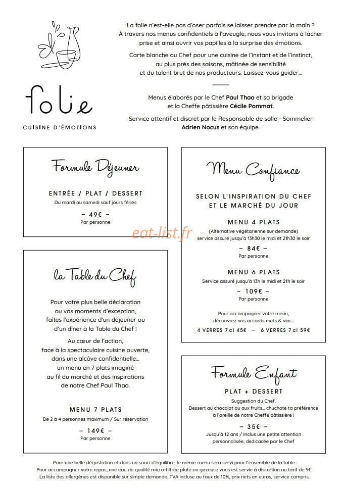 Folie — carte page 1