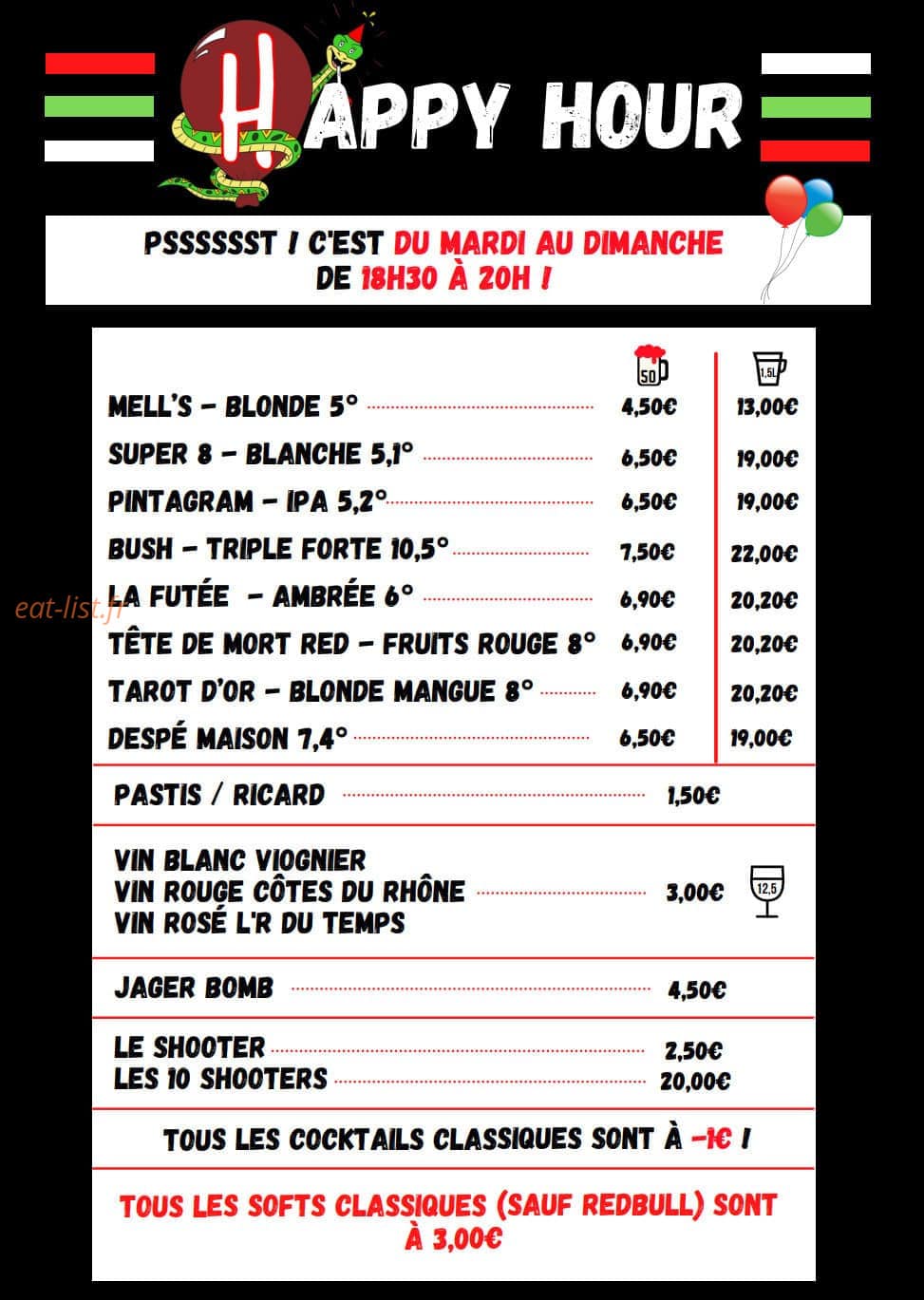 Hangover — carte page 4