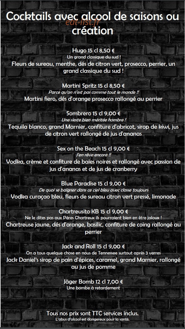 Kasse La Barak — carte page 7