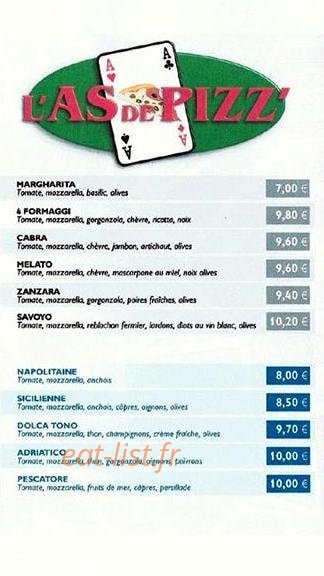 L'As de PIzz' — carte page 3