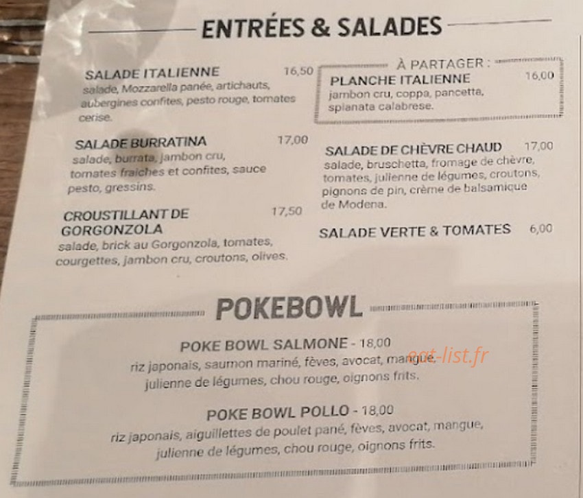 L'Effet Gusto — carte page 1