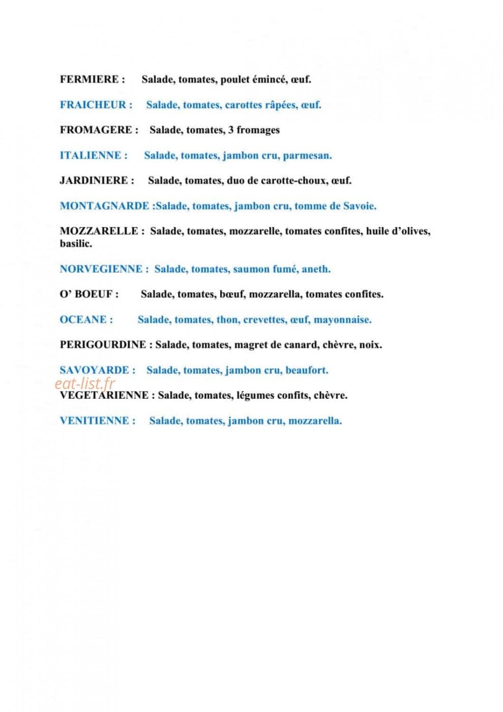 La Bellequoise — carte page 3